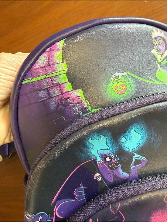Disney Loungefly Villain-Themed Purple Mini Backpack main image 5